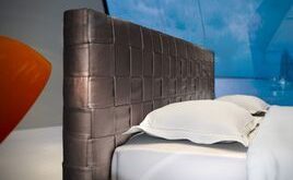 Real leather beds