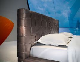 Real leather beds