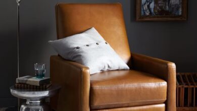 Reclining Leather Loveseat