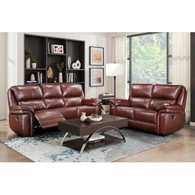 Reclining Loveseat Leather Luxurious Comfort: The Ultimate Choice for Your Living Room Furniture