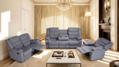 Reclining Loveseat Microfiber