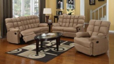 Reclining Loveseat Microfiber