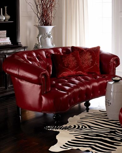 Red Leather Loveseat Stylish and Comfortable Seating Option for Your Living Space