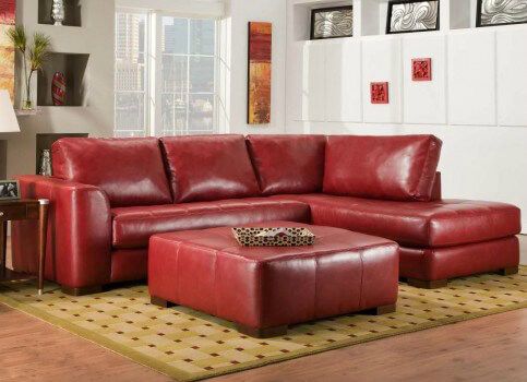 Red Leather Sectional Sofa: The Perfect Statement Piece for Your Living Room