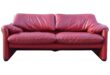 Red Leather Sofa