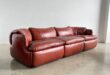 Red Leather Sofa