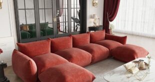 Red Sectional Couch