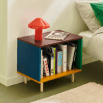 Red table lamp