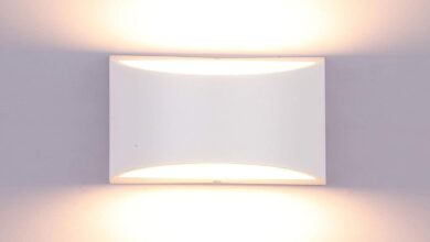 Replacing bathroom wall lamps