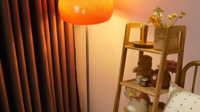 Retro floor lamps