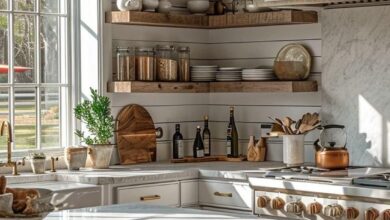 Retro kitchens with charm