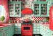 Retro kitchens with charm