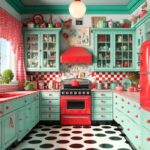 Retro kitchens with charm