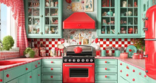 Retro kitchens with charm