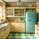 Retro kitchens with charm