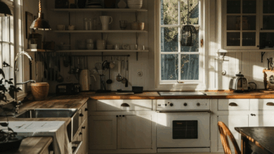 Retro kitchens with charm