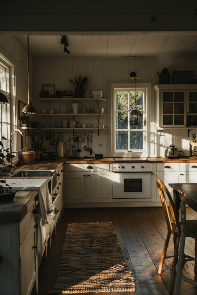 Retro kitchens with charm