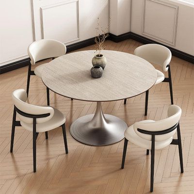 Round Dining Table And Chairs