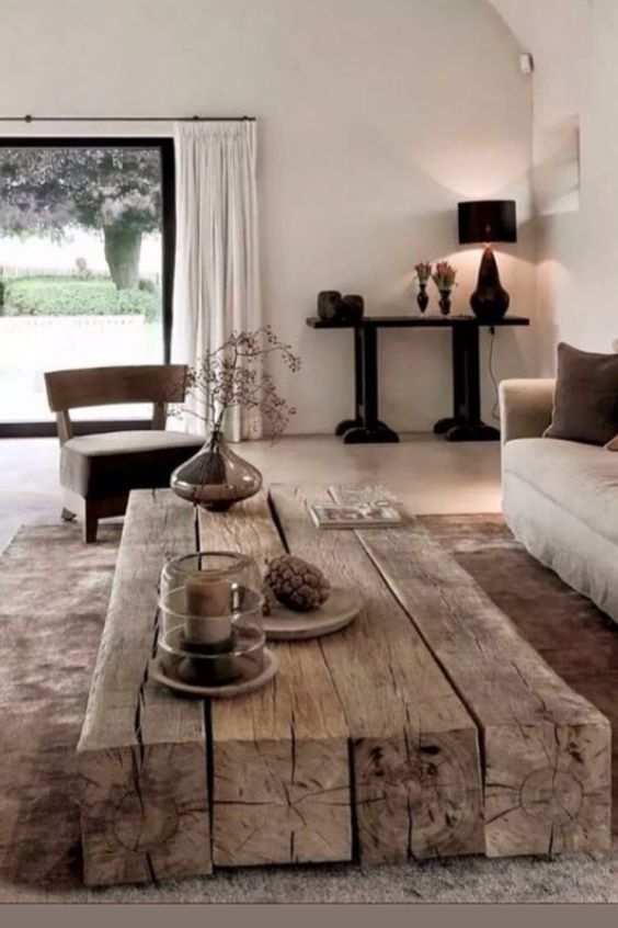 Rustic Furniture How to Bring a Cozy and Charming Vibe into Your Home with Natural Wood Pieces