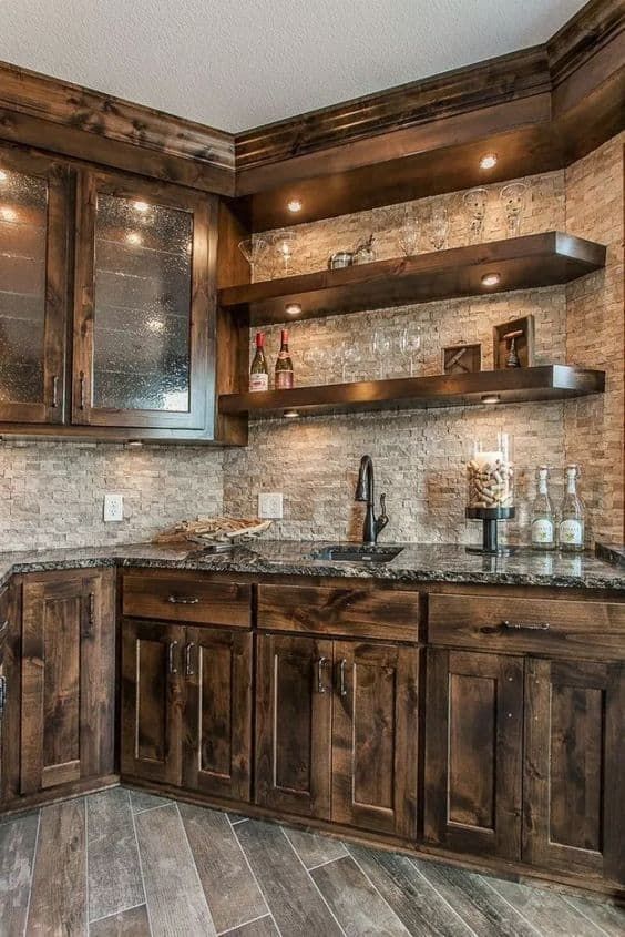 Rustic Kitchen Cabinets