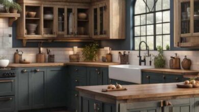 Rustic Kitchen Cabinets