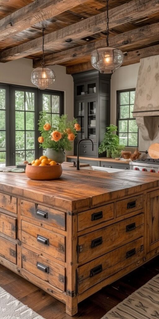 Rustic Kitchen Cabinets