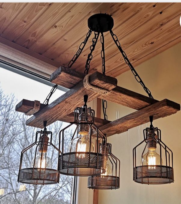 Rustic chandeliers