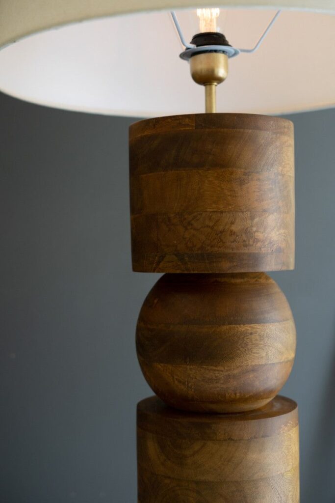 Rustic floor lamp