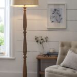 Rustic floor lamp