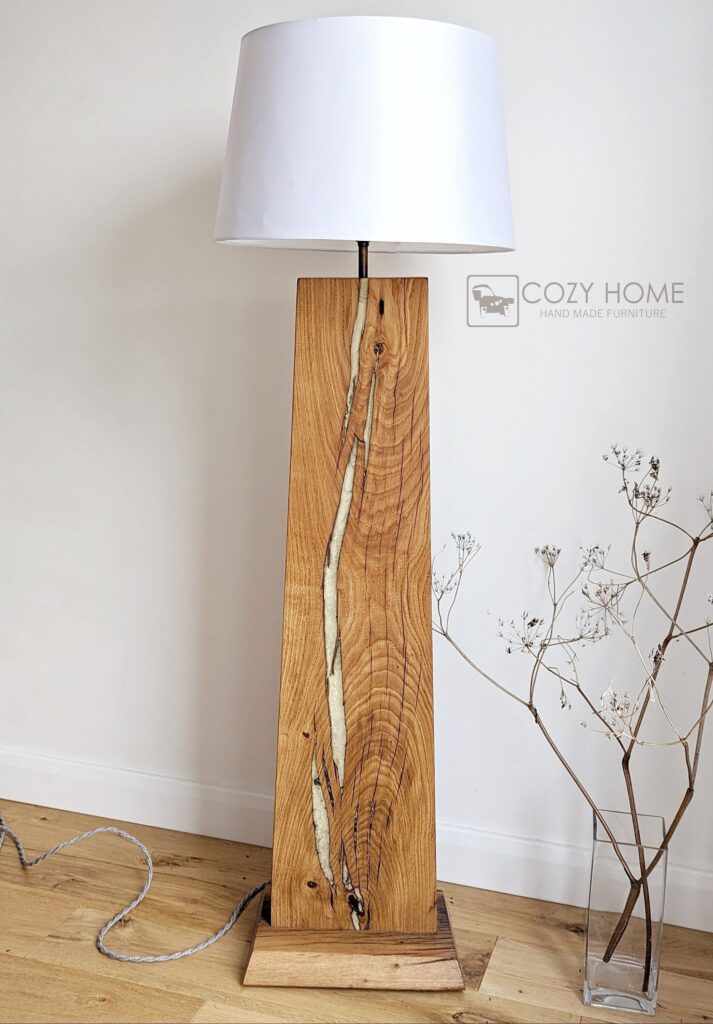 Rustic floor lamp