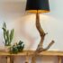 Rustic floor lamp