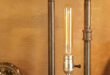 Rustic table lamp