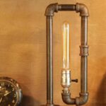 Rustic table lamp