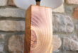 Rustic table lamp