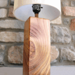 Rustic table lamp