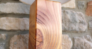 Rustic table lamp