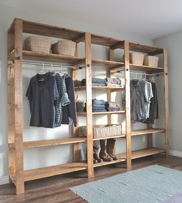 Rustic wardrobes that will add warmth to your space