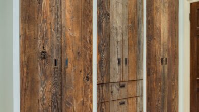 Rustic wardrobes
