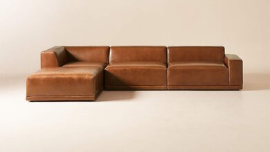 Sectional Couch Leather