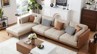Sectional Couch Leather