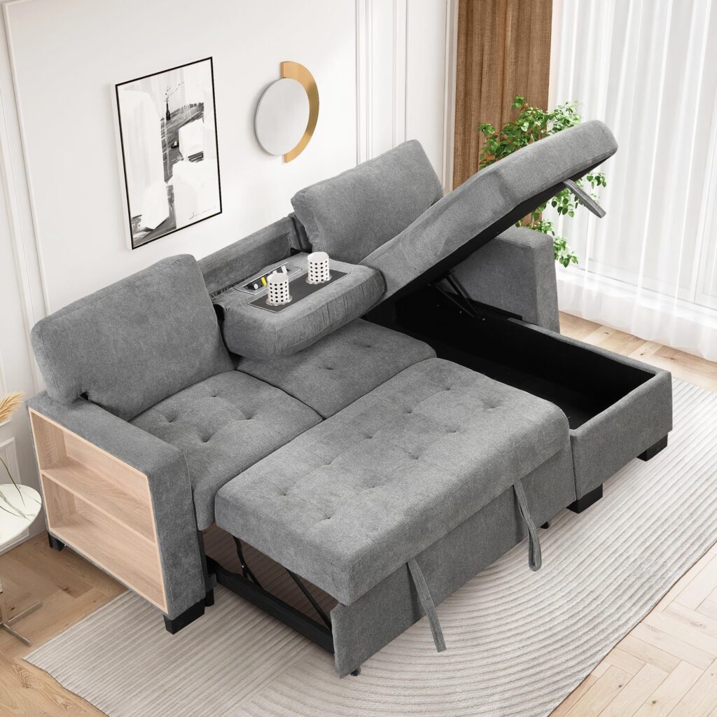 Sectional Sleeper Sofa With Chaise