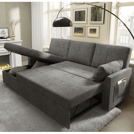 Sectional With Sofa Bed The Ultimate Space-Saving Solution: Sofa Bed Combined with a Sectional