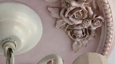 shabby chic chandelier