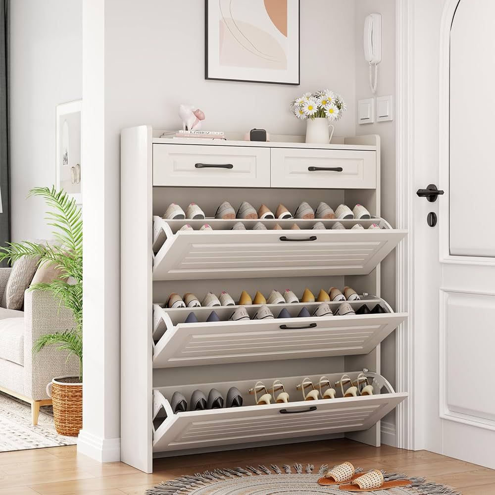 Shoe cabinet Maximizing Storage Space with a Stylish Shoe Organization Solution