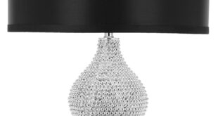 Silver shade lamp shade