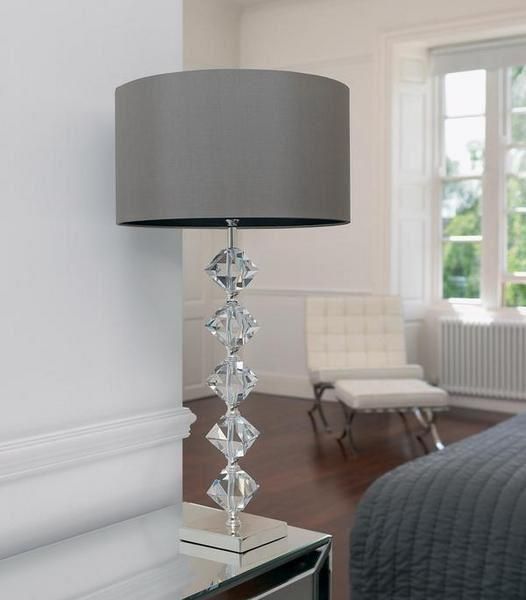 Silver shade lamp shade “Stylish and Modern Lamp Shade in Silver Tones”