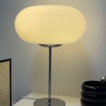 Silver table lamp