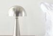 Silver table lamp