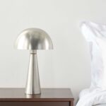 Silver table lamp
