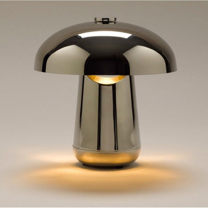 Silver table lamp for a touch of elegance